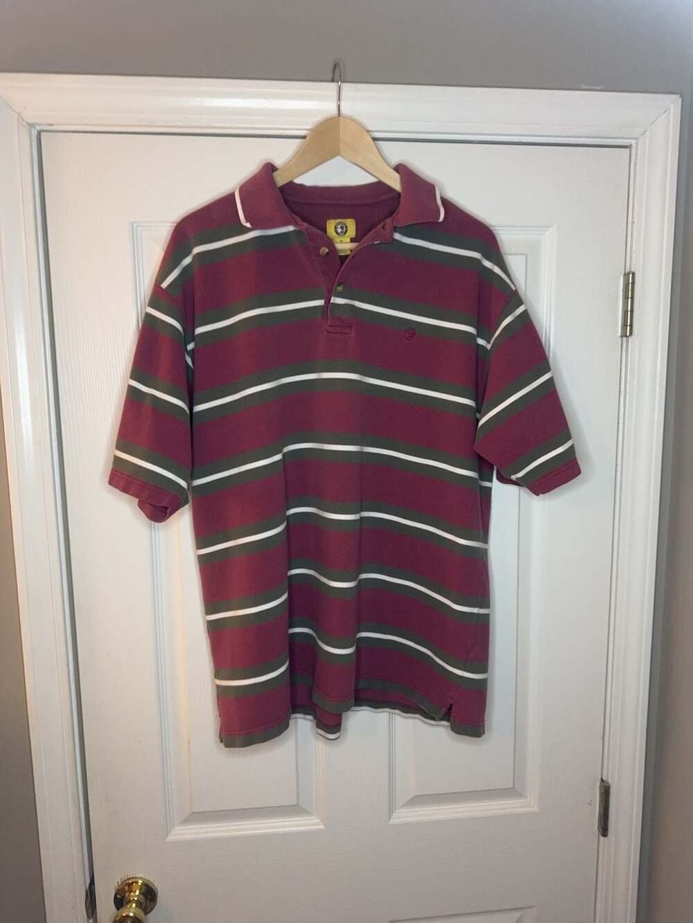 Duck Head 1865 Striped Polo Shirt Men's XL